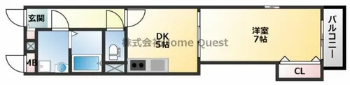 シュヴァル・マラン【2階】の間取り