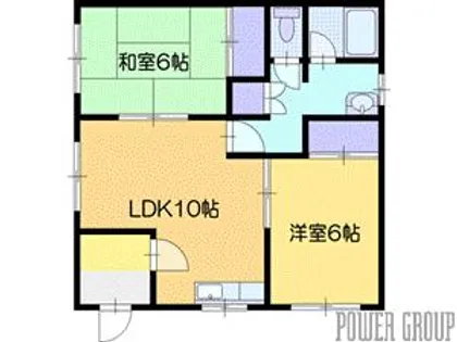 グリーンプラザ【1階】の間取り