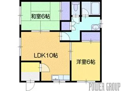 グリーンプラザ【1階】の間取り