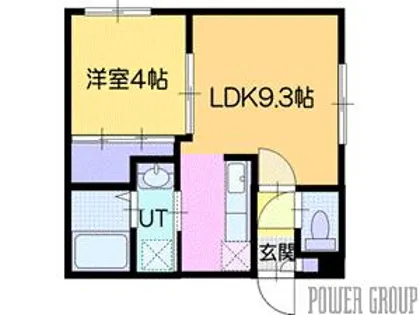 CROSS ROAD住吉【1階】の間取り