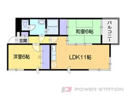 アスティオン奥沢【3階】の間取り