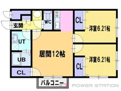 ファーストレジデンス大麻駅南口【2階】の間取り