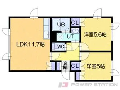 メゾンプエンテ【1階】の間取り