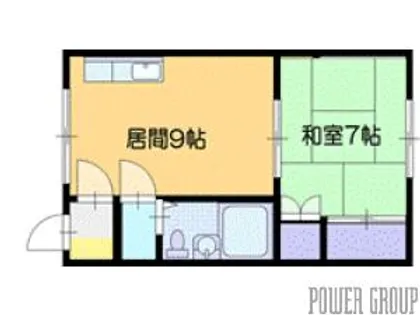 Park TownA・B(パークタウンA・B)【1階】の間取り