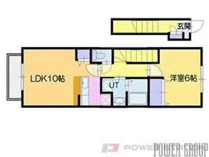 メゾン南【2階】の間取り