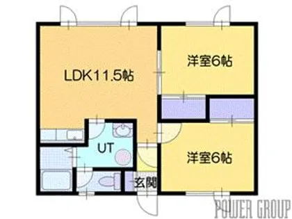 ノーザンストリーム【2階】の間取り