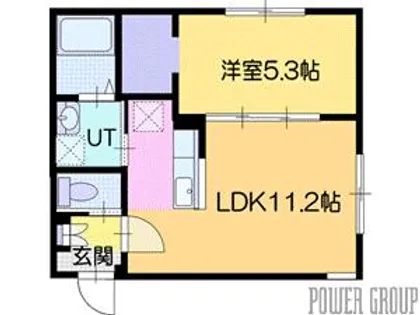 Parterre Ariake(パルテール有明)【1階】の間取り