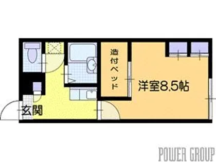 レオパレスドエル【1階】の間取り
