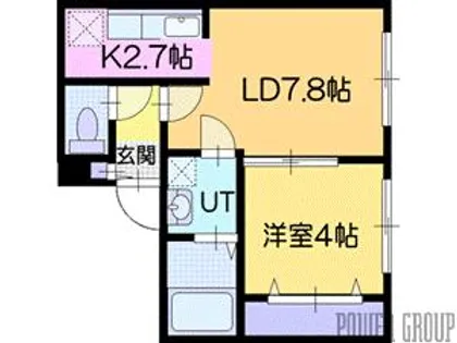 Maison de H(メゾンドアッシュ)【1階】の間取り