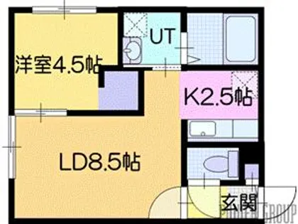 Maison de H(メゾンドアッシュ)【2階】の間取り