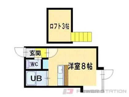 ラフォーレ壱番館【3階】の間取り