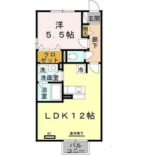 兵庫県神戸市長田区名倉町5丁目【アパート】の間取り