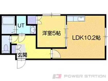 プルミエール・ミウ・ヴィ【1階】の間取り