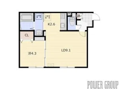 Sympathy(シンパシー)【3階】の間取り