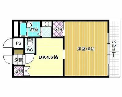 recreo【2階】の間取り