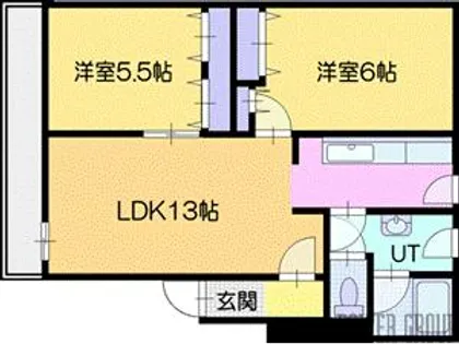 ミレニューム21【2階】の間取り