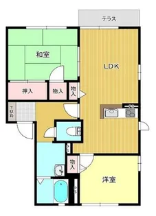 メゾン・カルム【102号室】の間取り