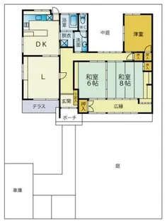 福岡県福岡市東区若宮4丁目【一戸建】の間取り
