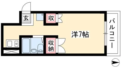 メゾンドエトワール【5A号室】の間取り