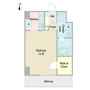 グランアルモニ【0303号室】の間取り