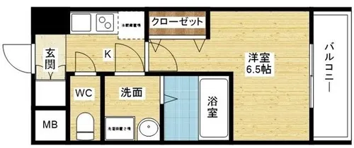 S-RESIDENCE新大阪Rish【2階】の間取り