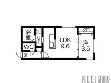 precious Kotoni【1階】の間取り