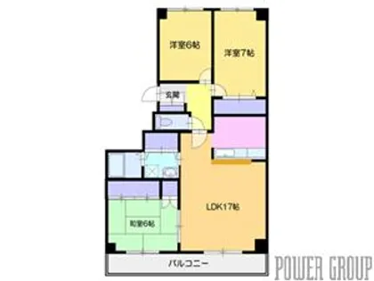 ロジェ真栄【2階】の間取り