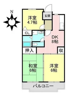ツイン青山 南館【2階】の間取り