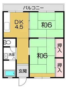 京都府宇治市宇治蛇塚【マンション】の間取り