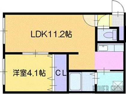 JB千歳【3階】の間取り
