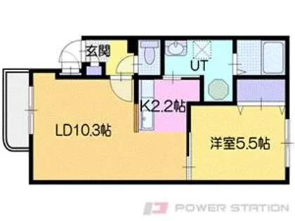 ルナパーク【3階】の間取り