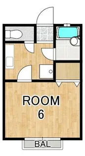 ハイツ吉田 A棟【2階】の間取り