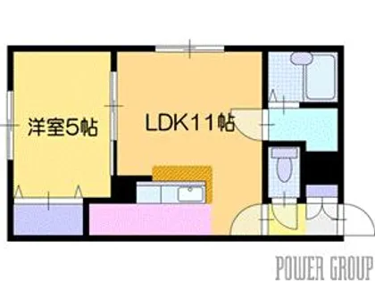 アムール文京台【1階】の間取り