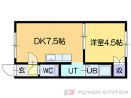 グリーンコーポA【2階】の間取り