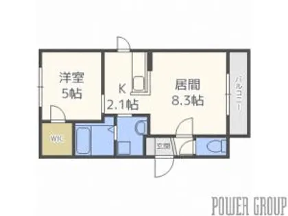 ル・ファール円山【3階】の間取り