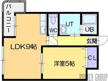 パラスプラザ96【1階】の間取り