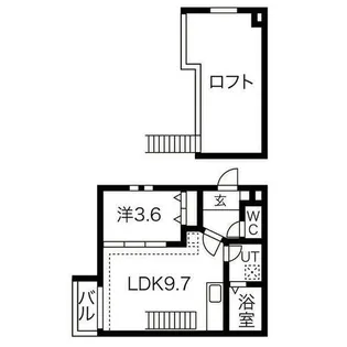 Ampio庄内通伍番館【1階】の間取り