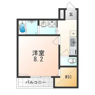 フジパレス御陵通り【1階】の間取り