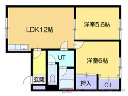 Go Residence B(ゴーレジデンスビー)【1階】の間取り