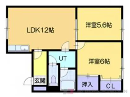Go Residence B(ゴーレジデンスビー)【2階】の間取り