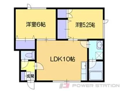 サンヒルズ桜【1階】の間取り