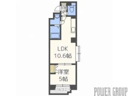 ヴィターレ【3階】の間取り