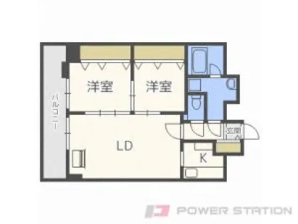 TEADA北4条【15階】の間取り