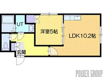 シュエット・ブランシュ【4階】の間取り
