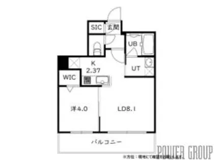 ウェルズビレッジ【2階】の間取り