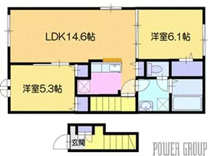 ミルト【2階】の間取り