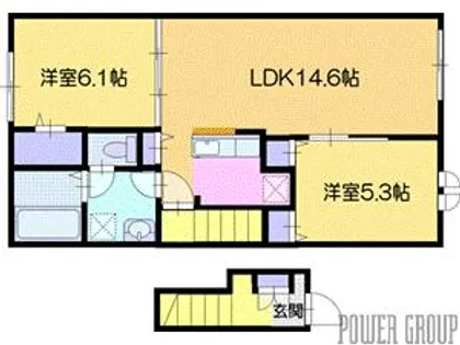 ミルト【2階】の間取り