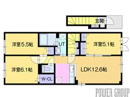 ミルト【2階】の間取り