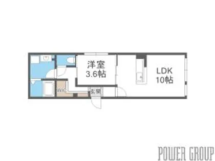 DPレジデンス南円山【2階】の間取り