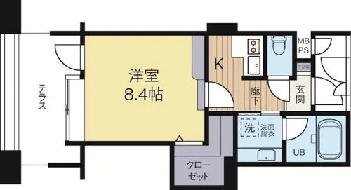 アイビースクエア【8階】の間取り